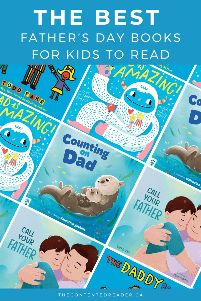Father's Day Books for Kids Pinterest Image