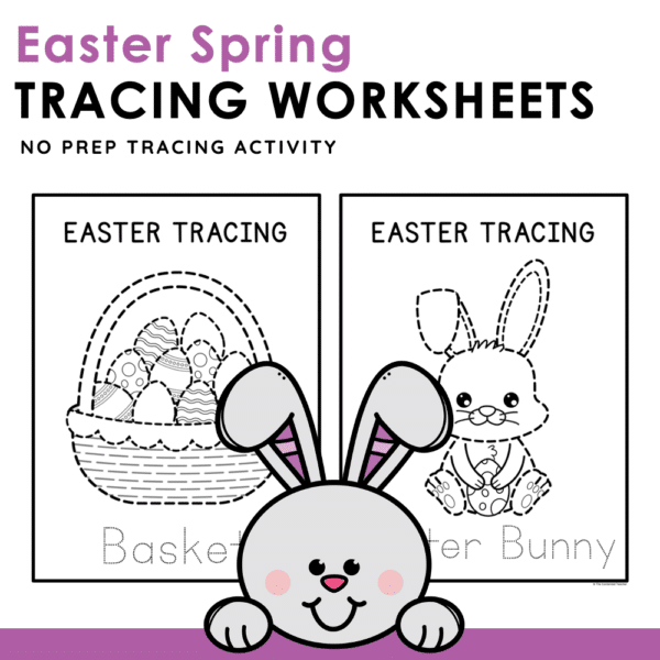 Easter Tracing Worksheets Thumbnail 1