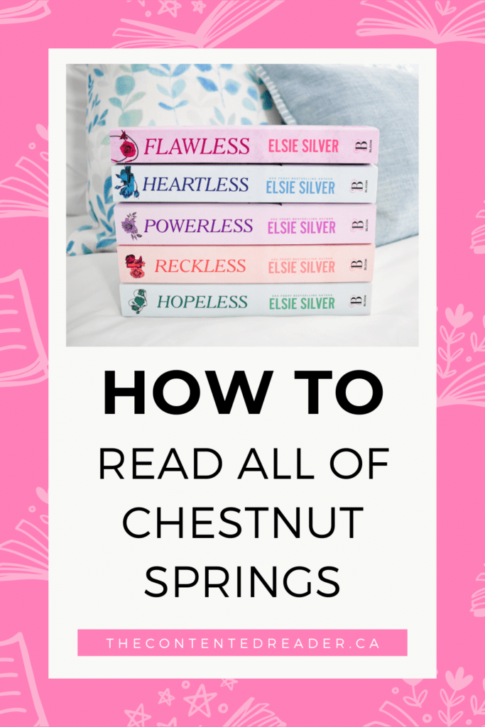Chestnut Springs Series Books in Order Pinterest Image