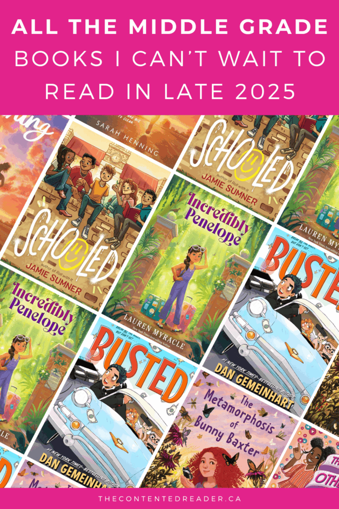 More 2025 Middle Grade Books to Read Pinterest Image