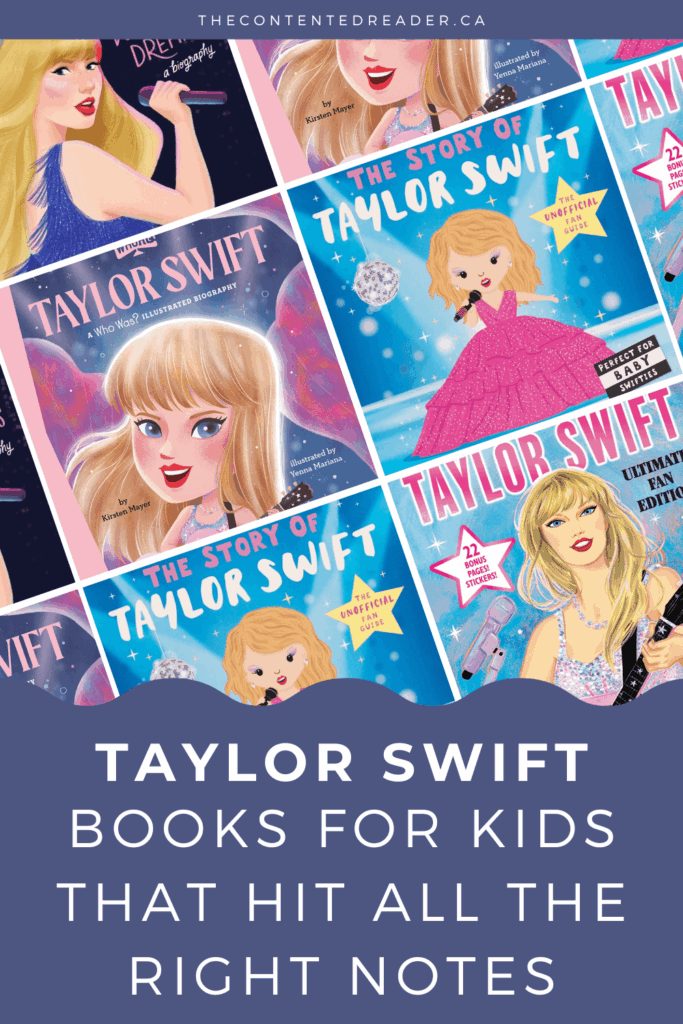 Taylor Swift Books for Kids Pinterest Image