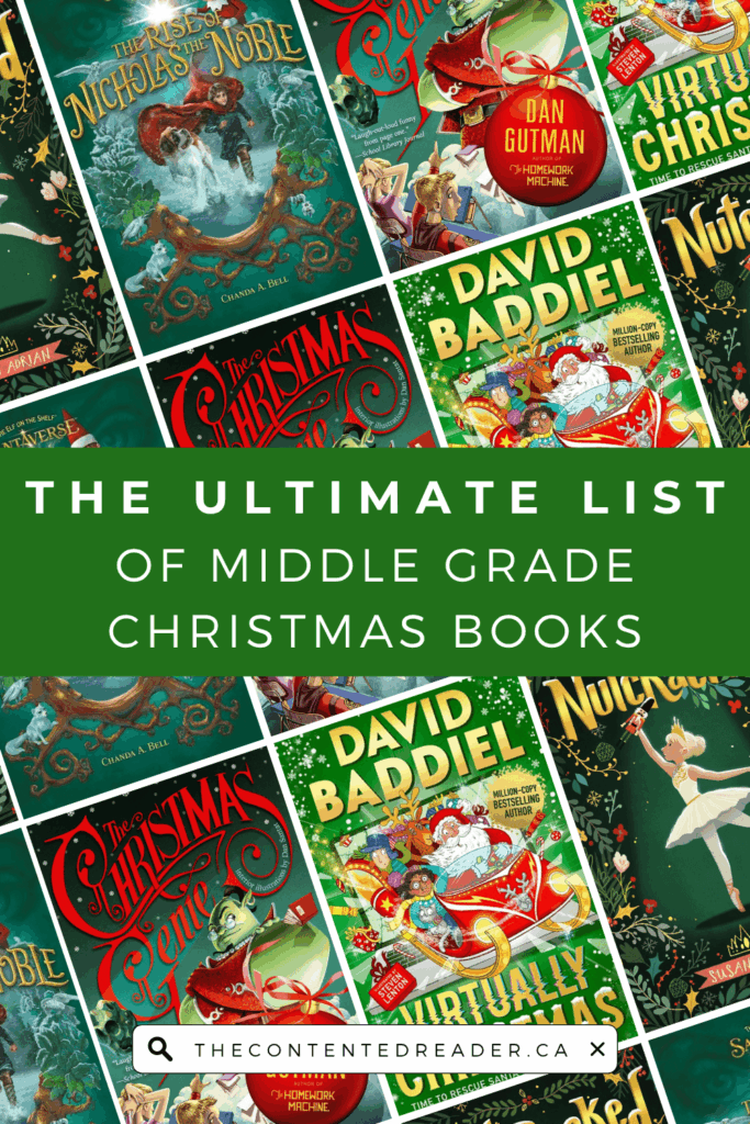 Middle Grade Christmas Books Pinterest Image