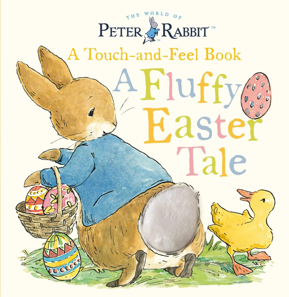 Peter Rabbit: A Fluffy Easter Tale by Beatrix Potter Book Cover