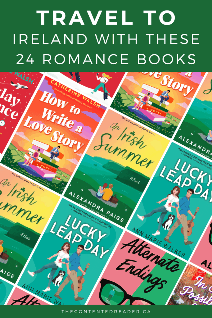 Romance Books Set in Ireland Pinterest Image