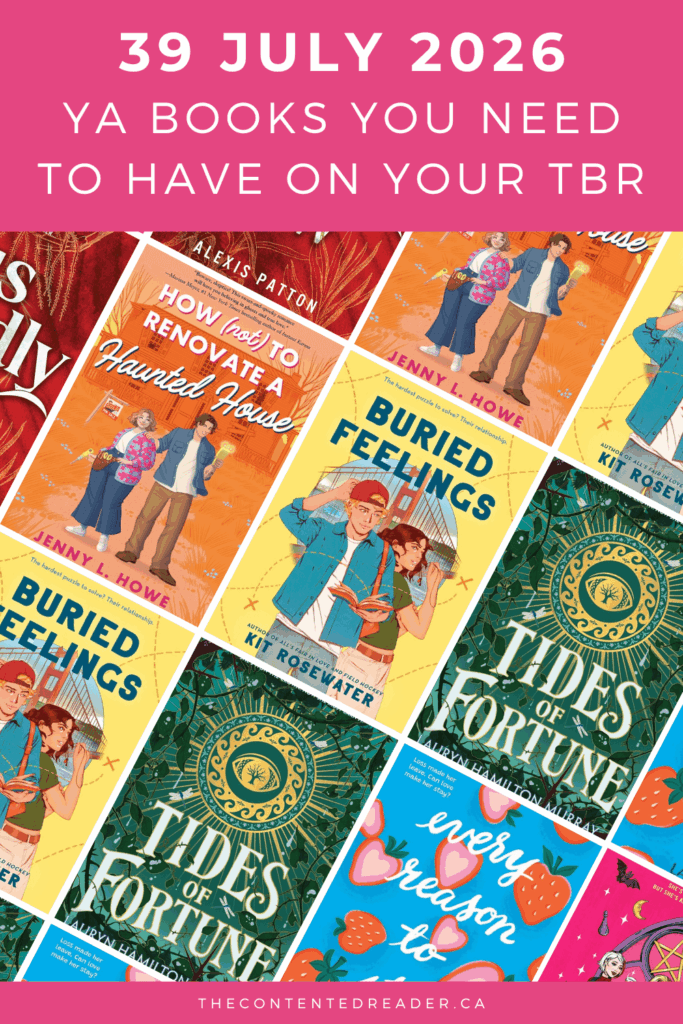 July 2026 Young Adult Books to Read Pinterest Image