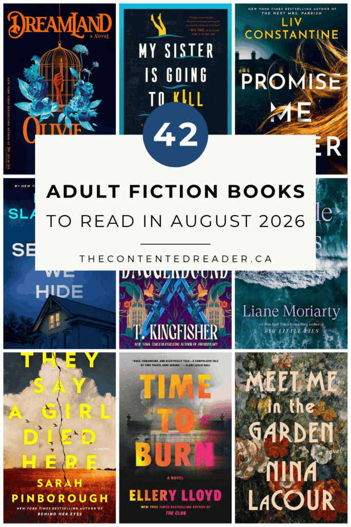 August 2026 Books Pinterest Image