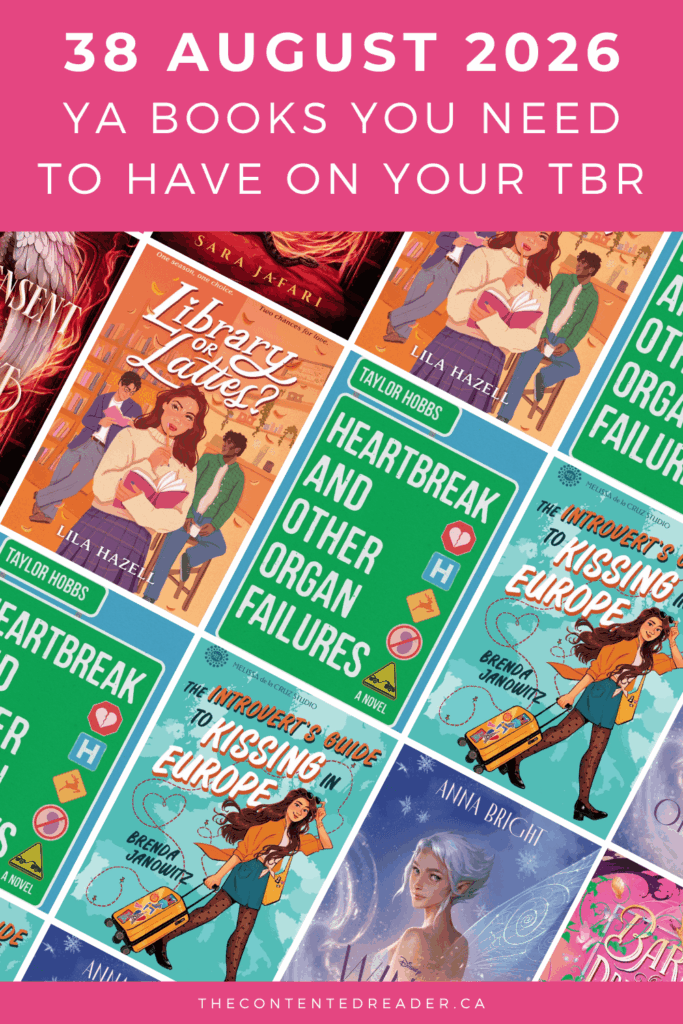 August 2026 Young Adult Books Pinterest Image
