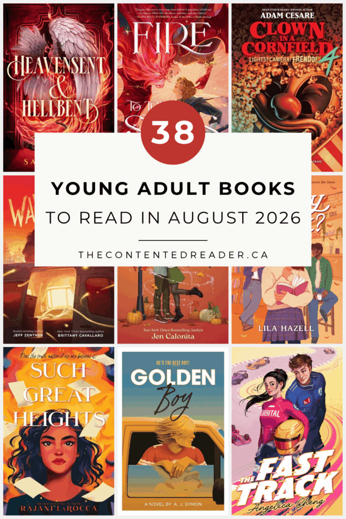 August 2026 Young Adult Books Pinterest Image