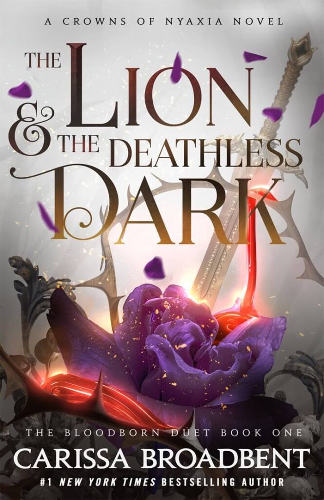 The lion and the Deathless Dark by Carissa Broadbent Book Cover